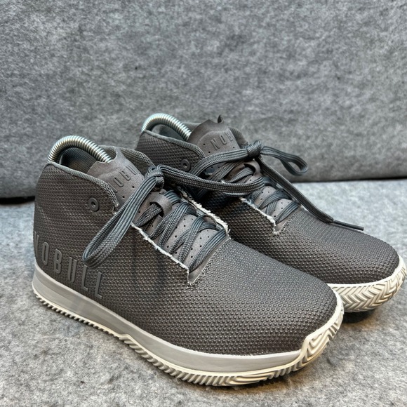 NOBULL Women's Hi Top Training Shoes Gray Athletic Sneakers Cross Fit‎ Size 7 - Picture 1 of 9